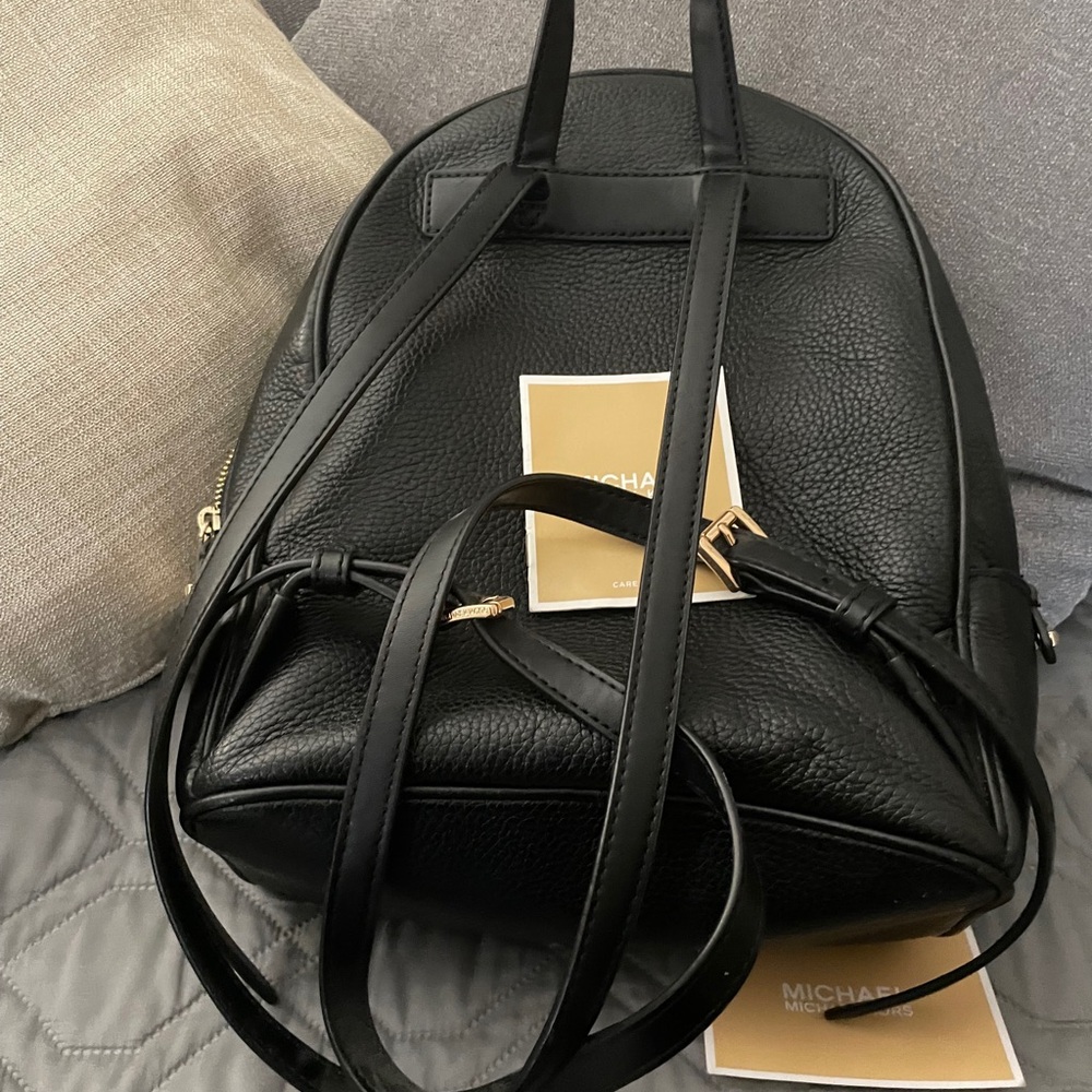 Black Medium Adina Michael Kors Backpack Brand New